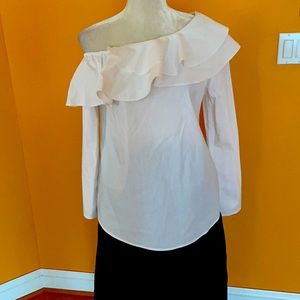 One shoulder long sleeves new Calvin Klein blouse